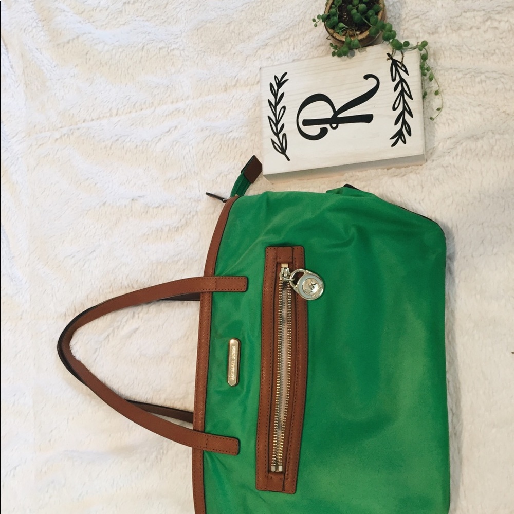 Michael Kors green handbag